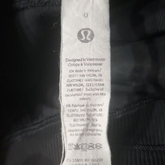 Lululemon Dance Studio Mid-Rise Full Length Pant, Black, Size 0, W5ENOR - Picture 8 of 12